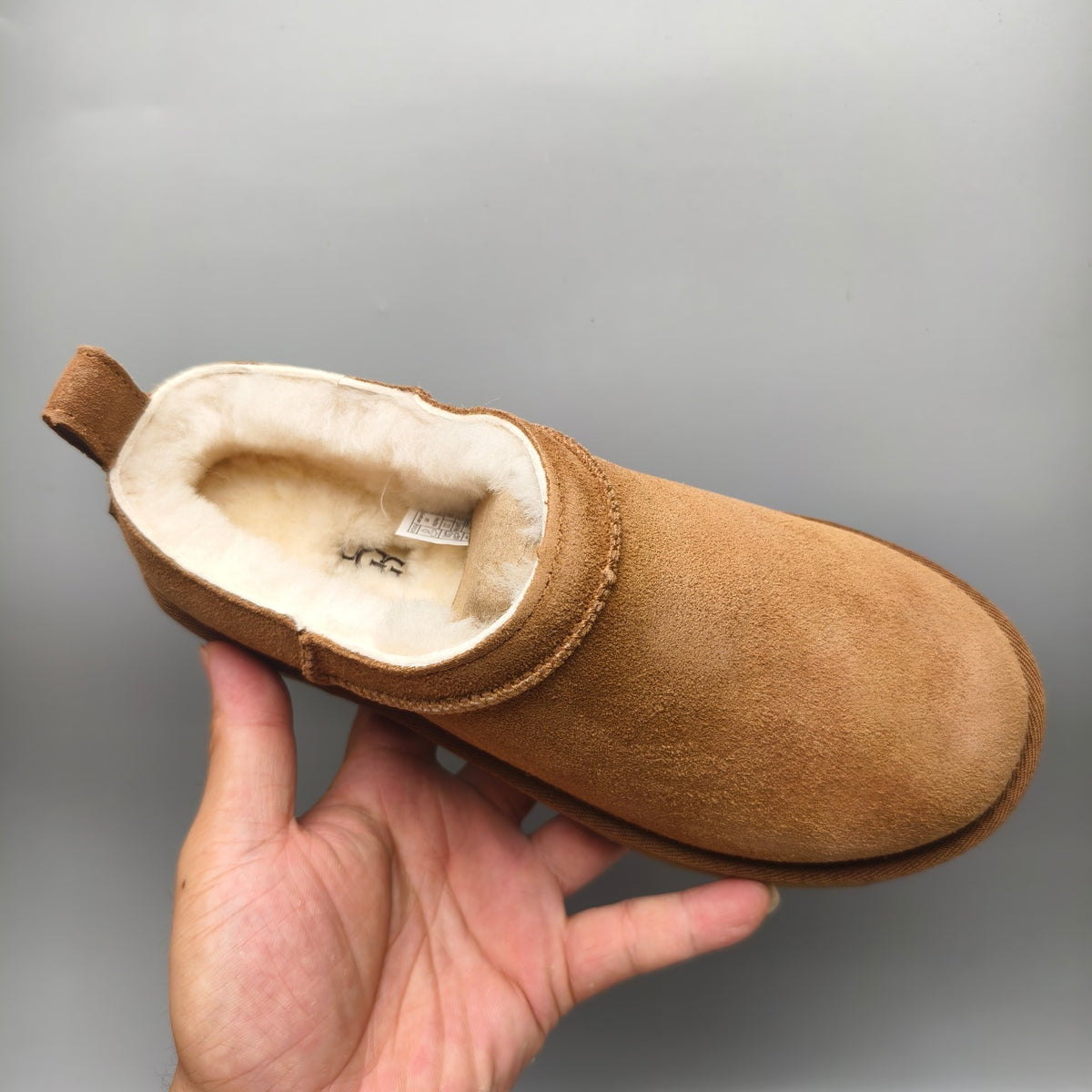 Women's Classic Slip-On Shoes - Chestnut, Model 3891