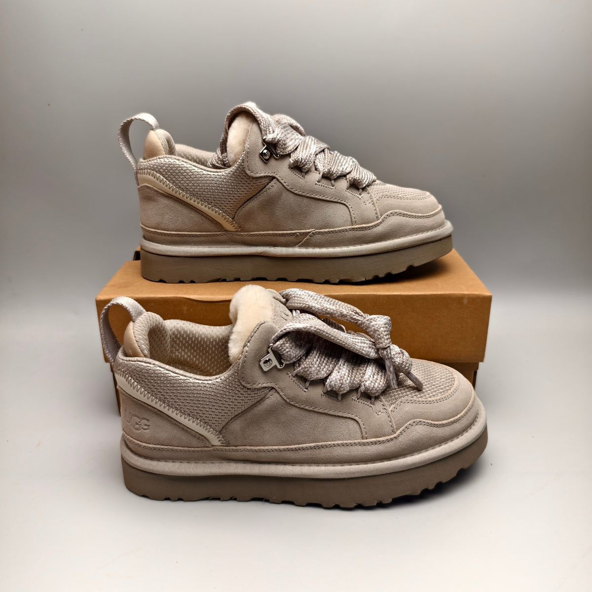 Unisex Mesh Casual Sneakers - Gray, Model 4032