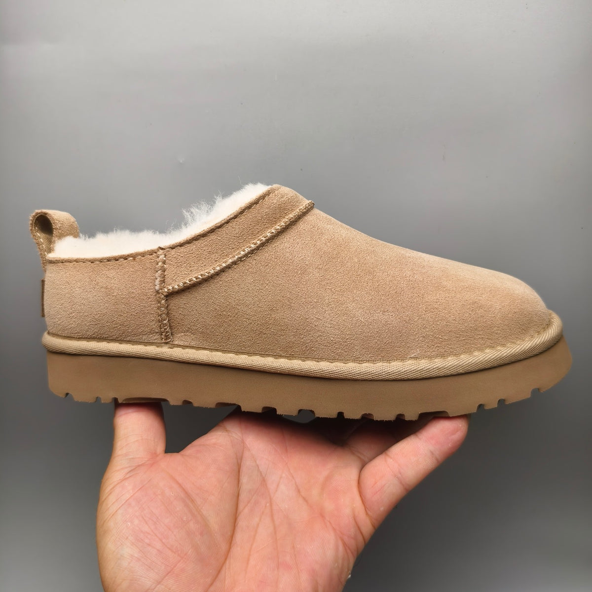 Women's Classic Slip-On Shoes - Sand, Model 3891