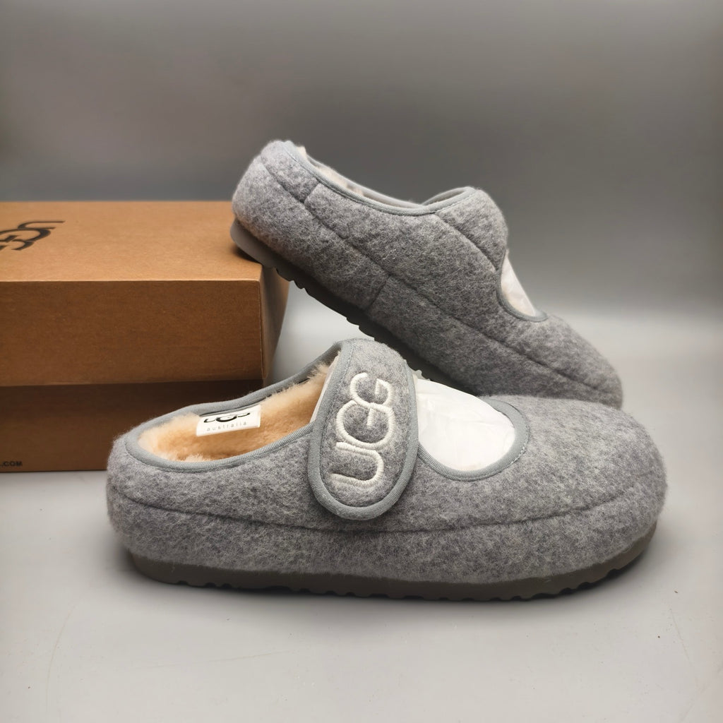 Ultralight Mary Jane Casual Shoes - Gray, Model 5097