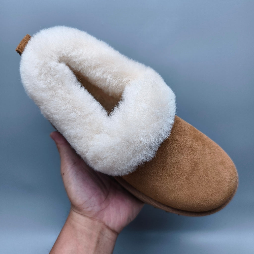 Platform Casual Shoes - Chestnut, Model 6733