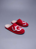 Large G Indoor Slippers - Bright Red, Model 2593