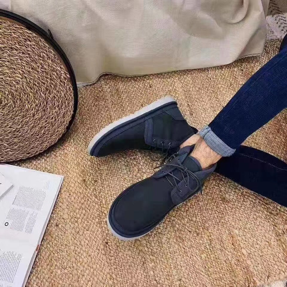 Upgraded Zip-Up Shoes - Dark Gray, Model 3883